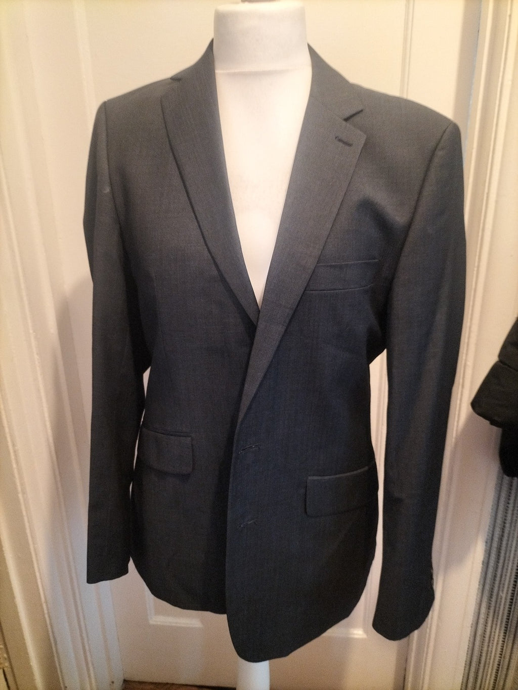 Mens Jeff Banks 2 Piece Suit 40in Blazer 36in Waist Regular Trousers