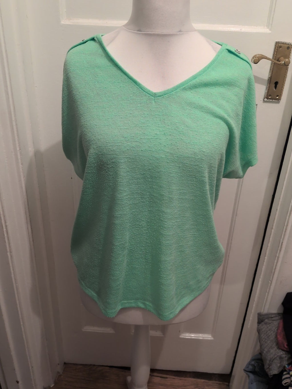 Suzanne Grae Large Green Short Sleeve T-shirt