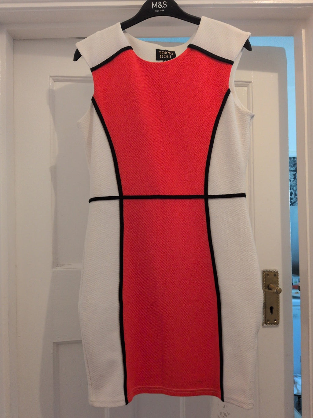 Tokyo Doll 13 Red And White Sleeveless Dress