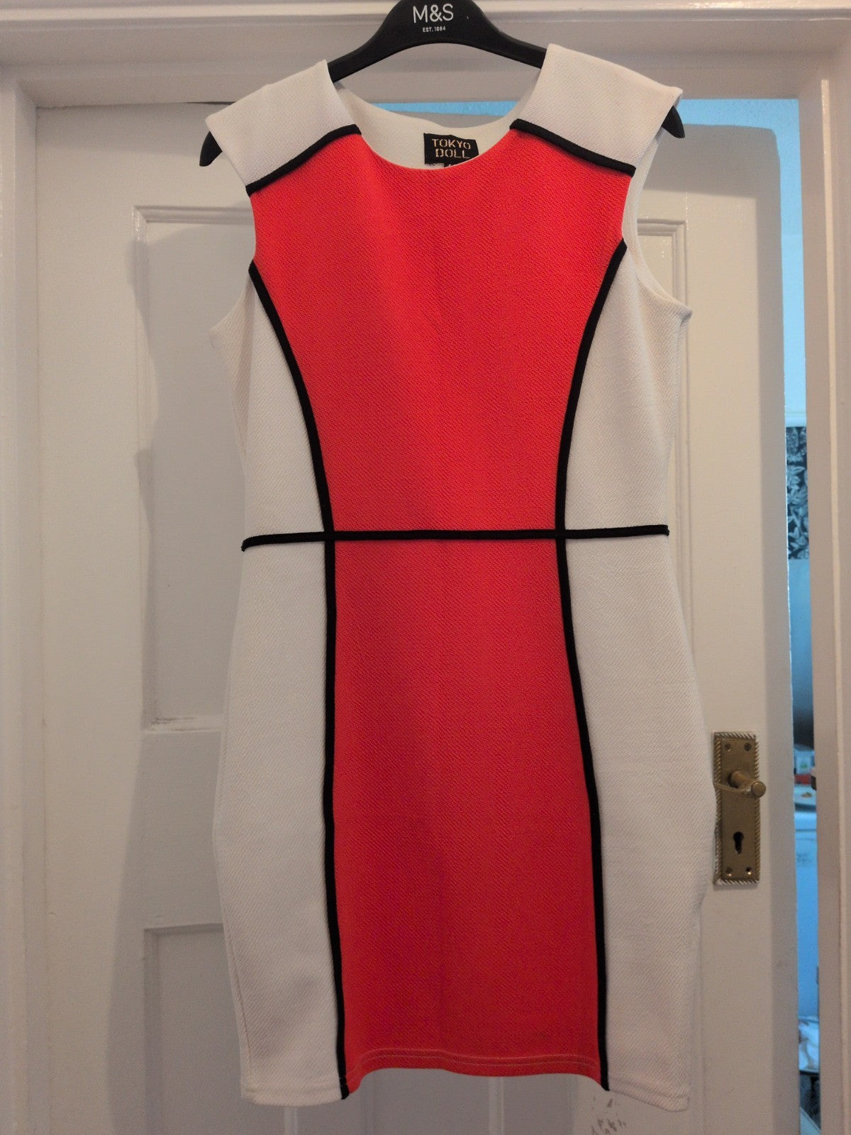 Tokyo Doll 13 Red And White Sleeveless Dress