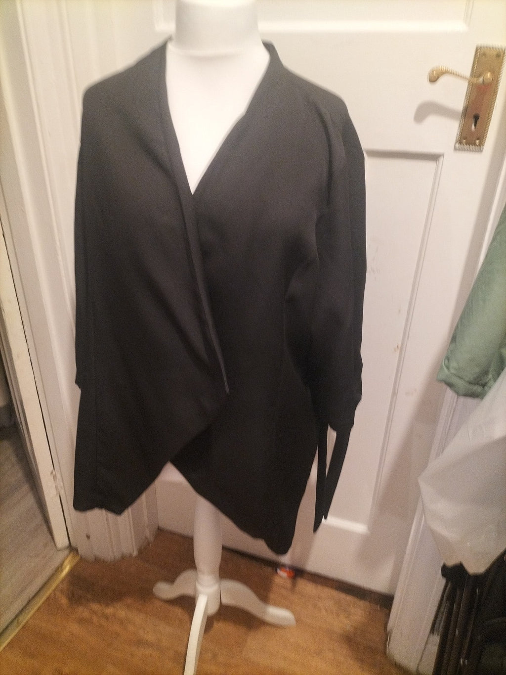 Ladies Shein Size 3XL Black Long Sleeved Cardigan/Blouse