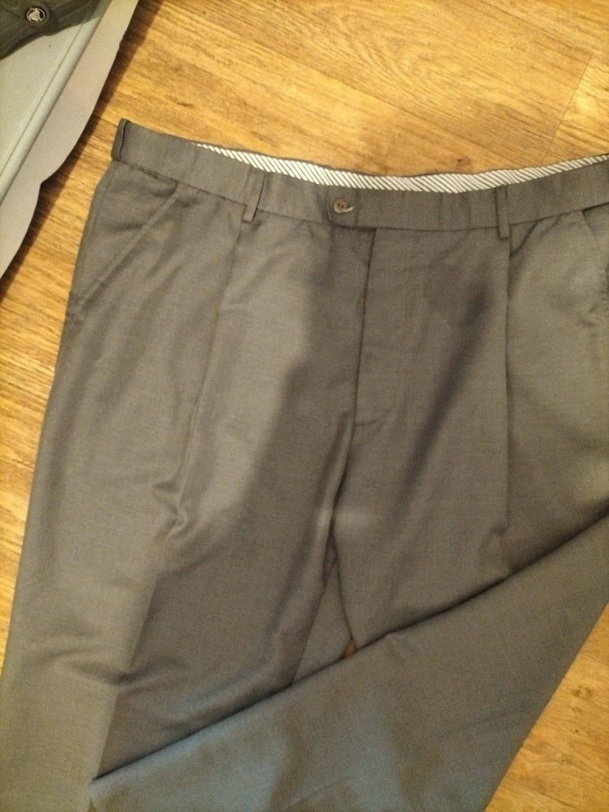 Mens Clifford James Size 42XS Grey Formal Trousers