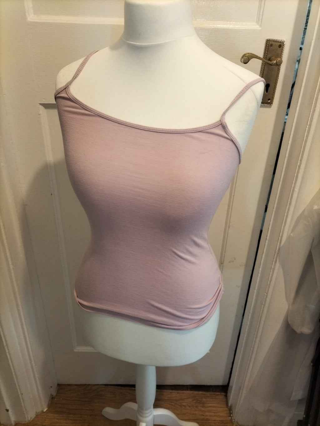 Ladies Primark Size 6-8 Lilac Stretch Cami Sleeveless