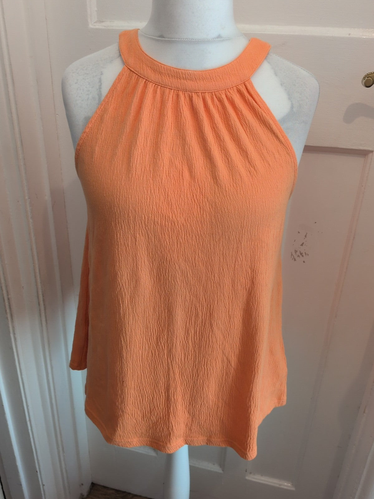 Nutmeg 14 Orange Sleeveless Blouse
