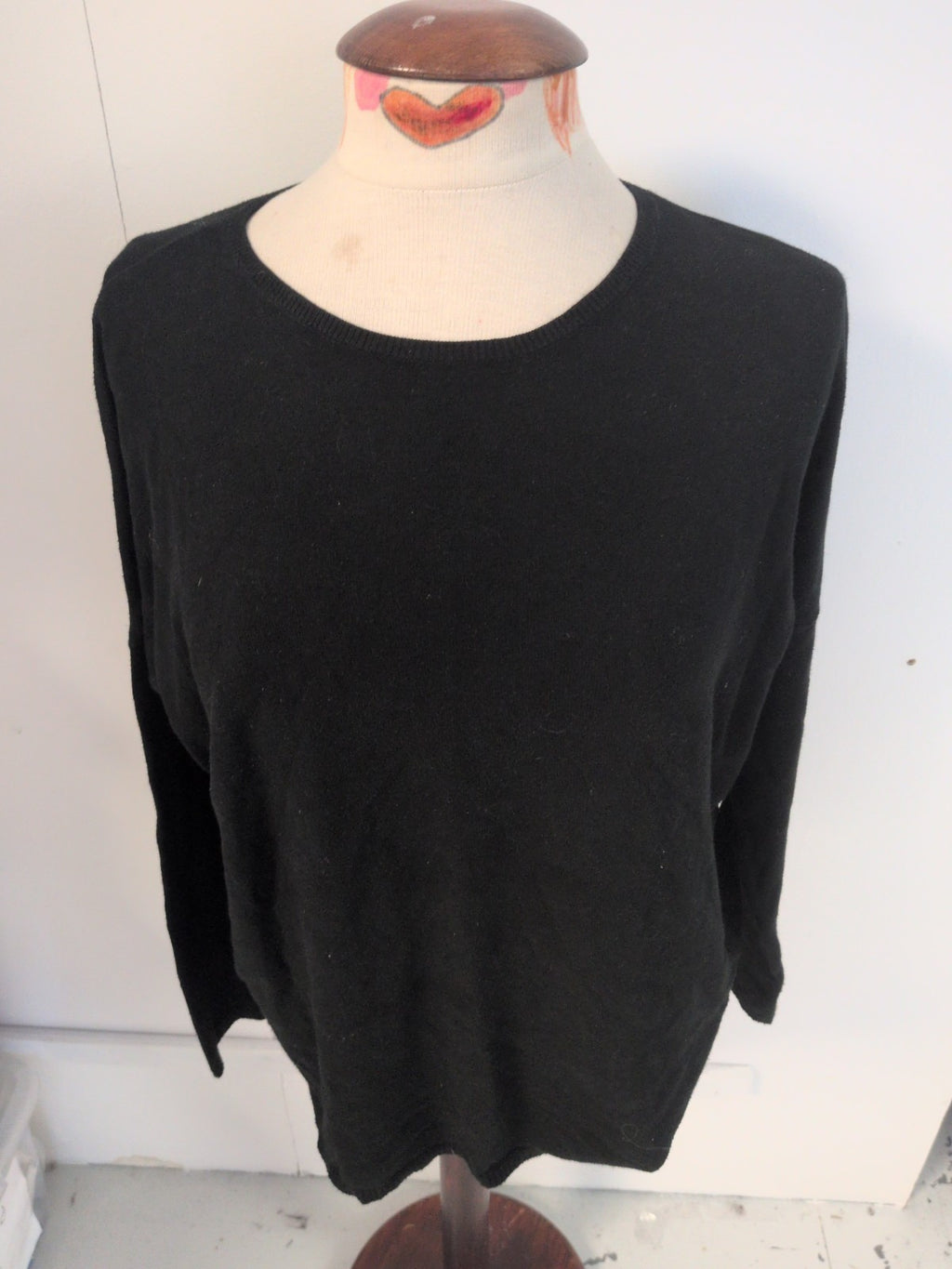 Zara Knit Medium Black Long Sleeve Jumper