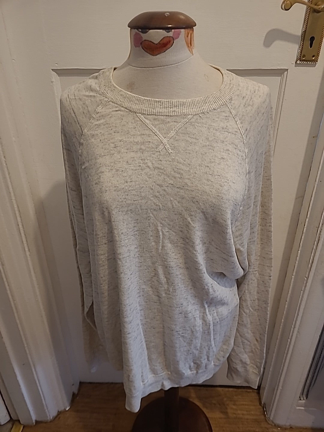 Brand New Mens H&M Size XL Ivory Pullover Jumper