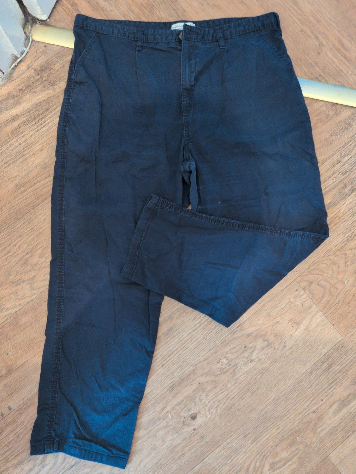 Ladies F&F Size 14R Dark Navy Trousers