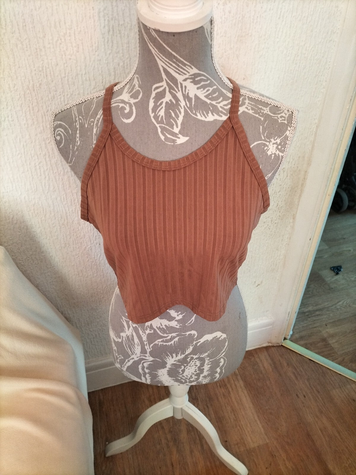 Ladies XL Bronze Vest Sleeveless Top