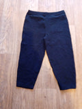 Ladies Primark Size 6 Black Cropped Leggings