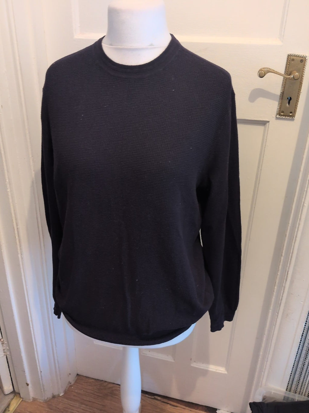 Ted Baker Size 3 Navy Long Sleeve Jumper