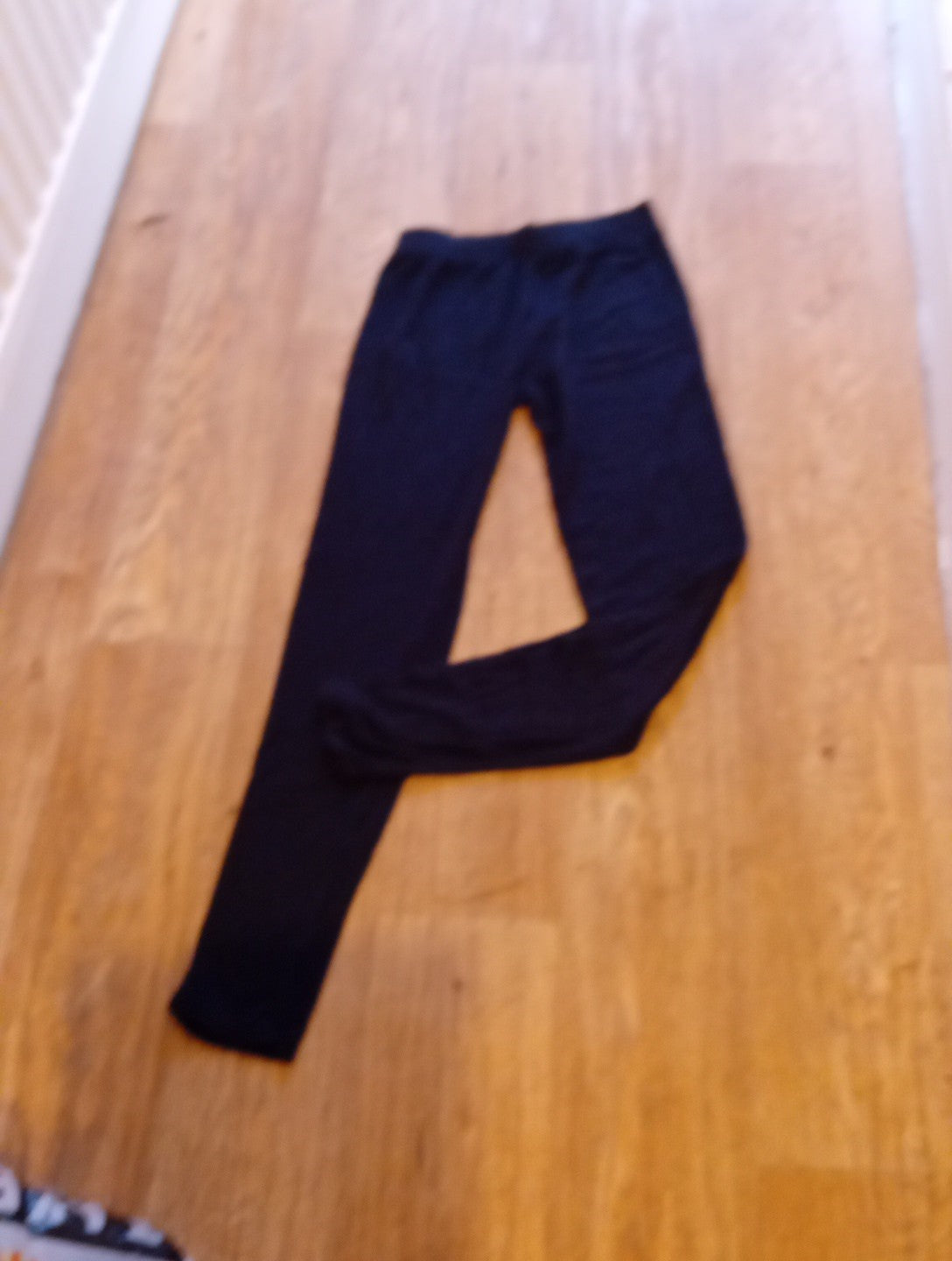 Ladies Primark Size 6 Black Elasticated Long Leg Leggings