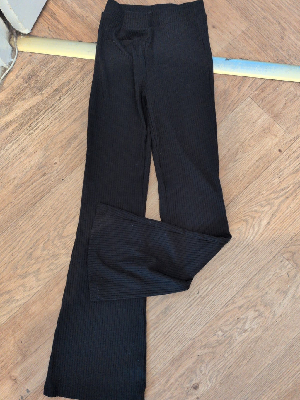 H&M Girls 10-11 Years Black Flared Trousers