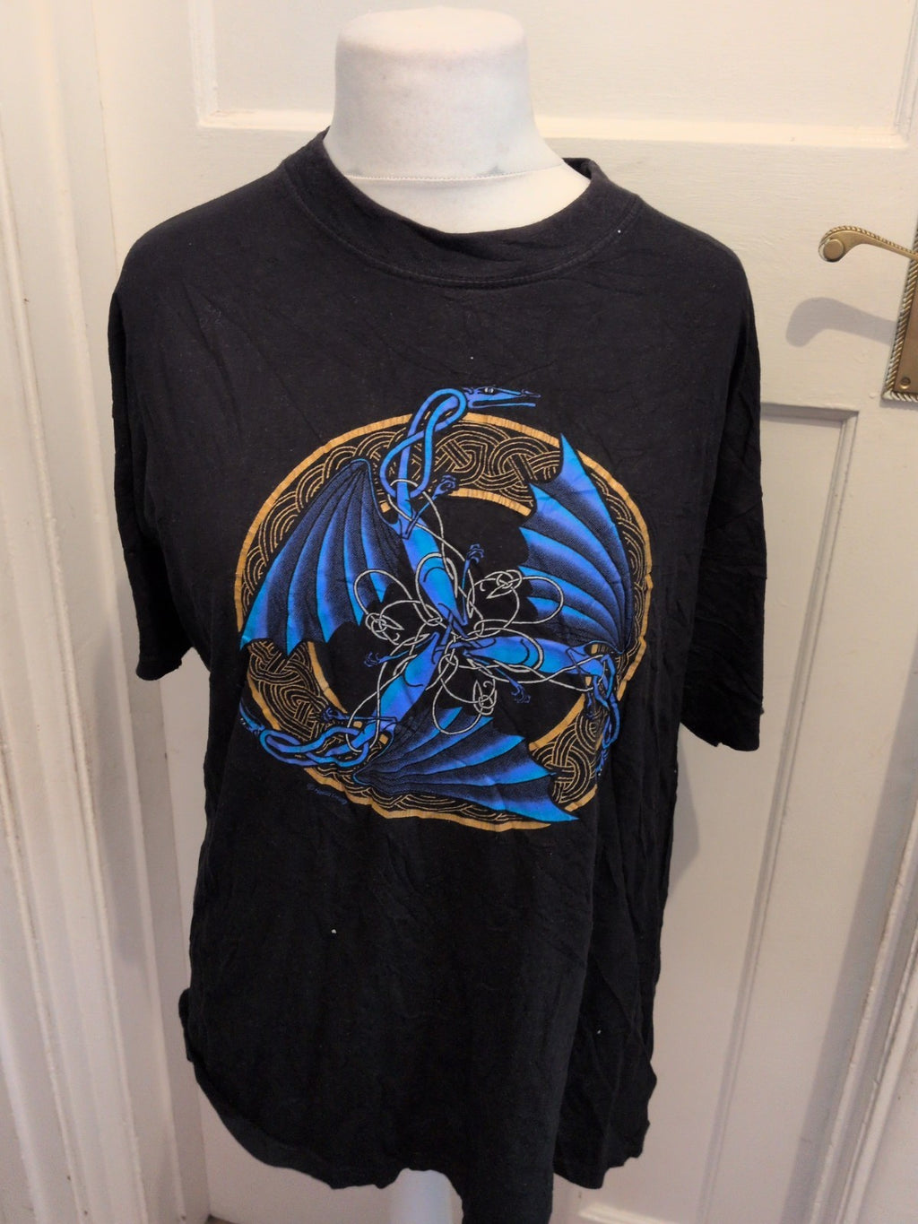 Jts XL Black Print Short Sleeve T-shirt