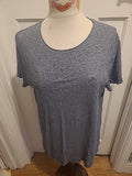 Mens Hilfiger Size Large Grey Short Sleeve T-shirt