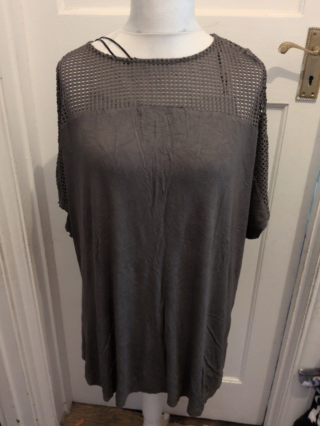 Yours 26/28 Dark Green Short Short T-shirt