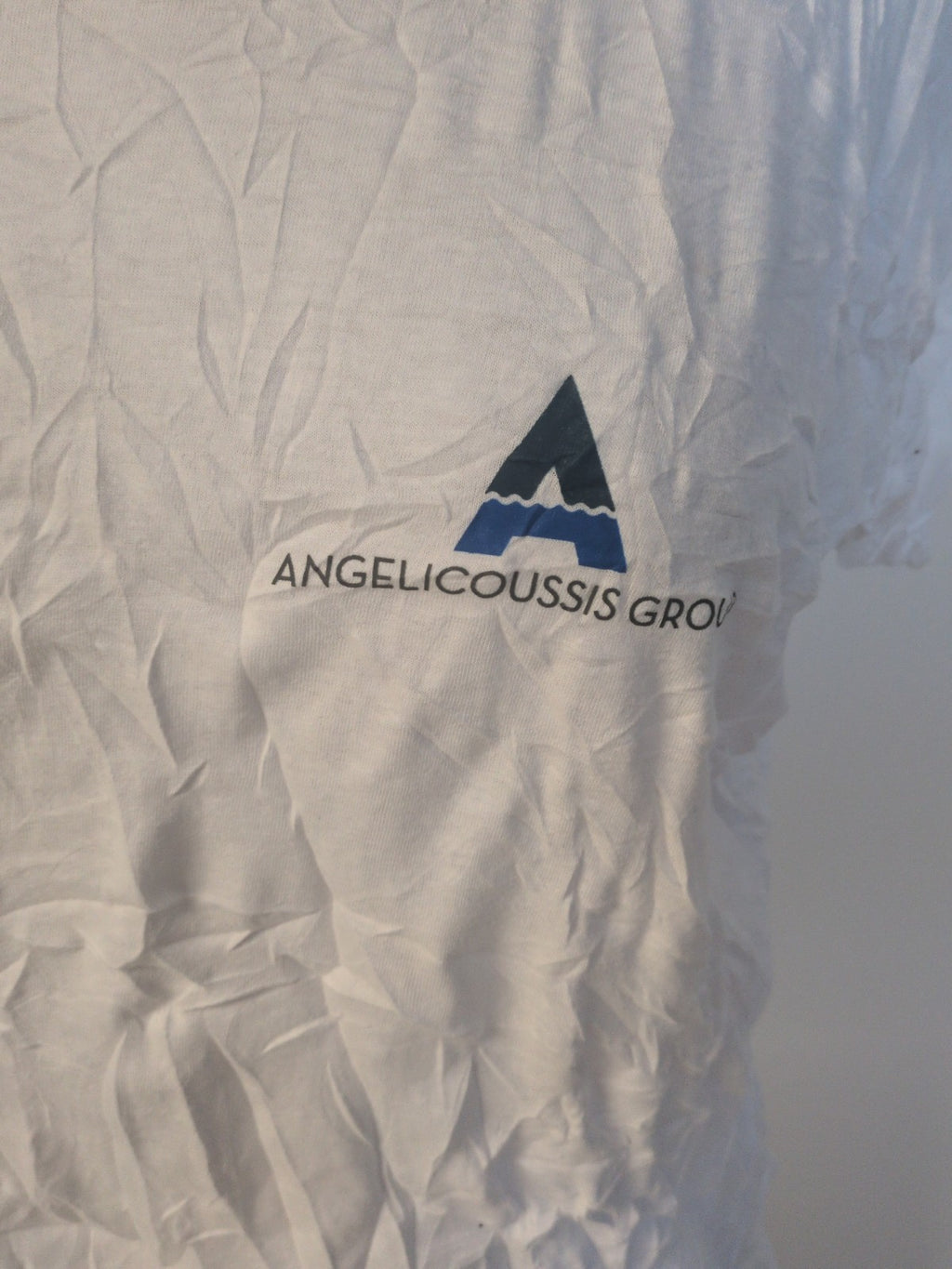 Ladies Sols Size Medium White Logo Print Short Sleeve T-shirt