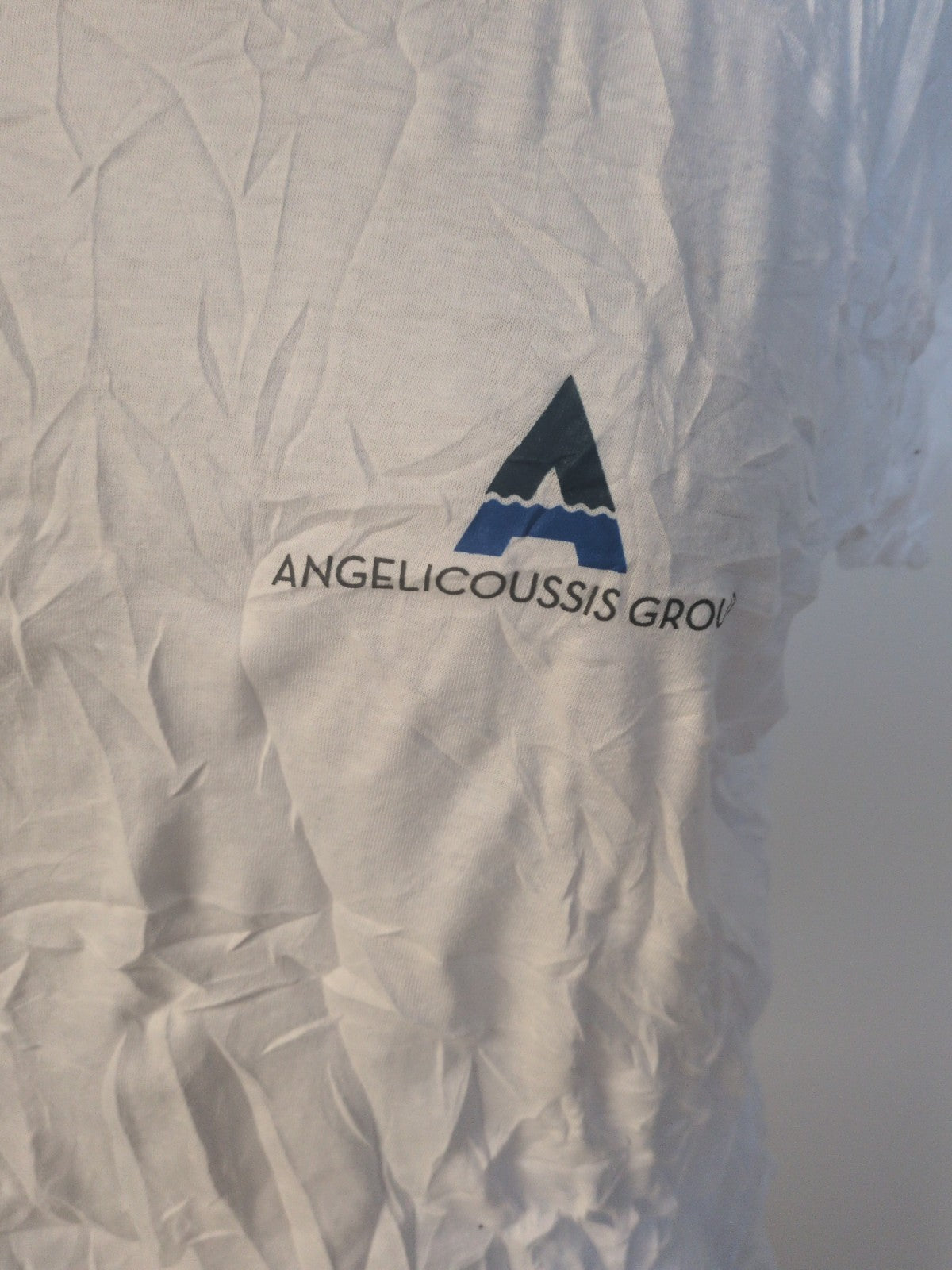 Ladies Sols Size Medium White Logo Print Short Sleeve T-shirt