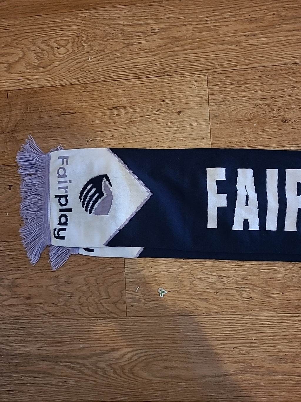 Fairplay Black White Purple Scarf