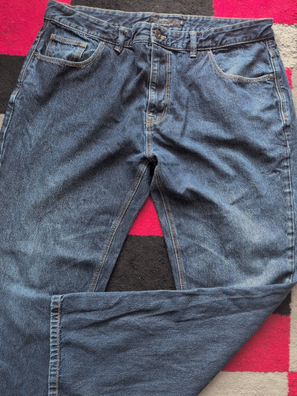 Next 40L Straight Fit Jeans Indigo Colour