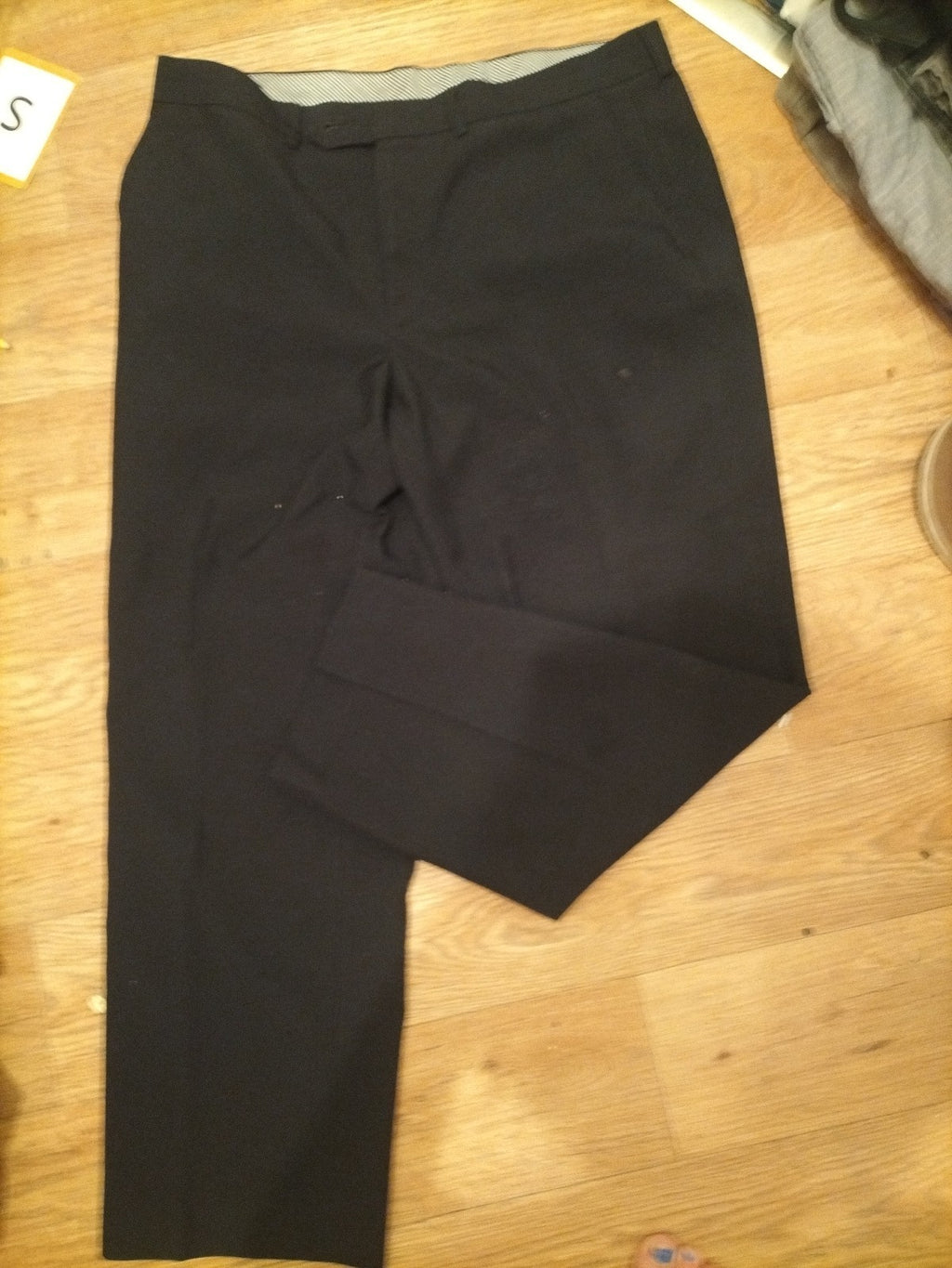 Mens Kingston Size 36/29 Navy Smart Trousers