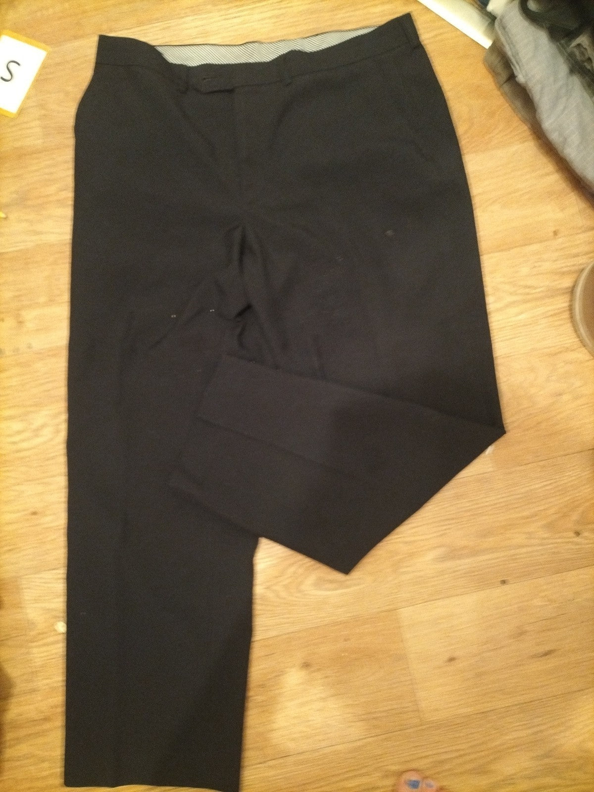 Mens Kingston Size 36/29 Navy Smart Trousers