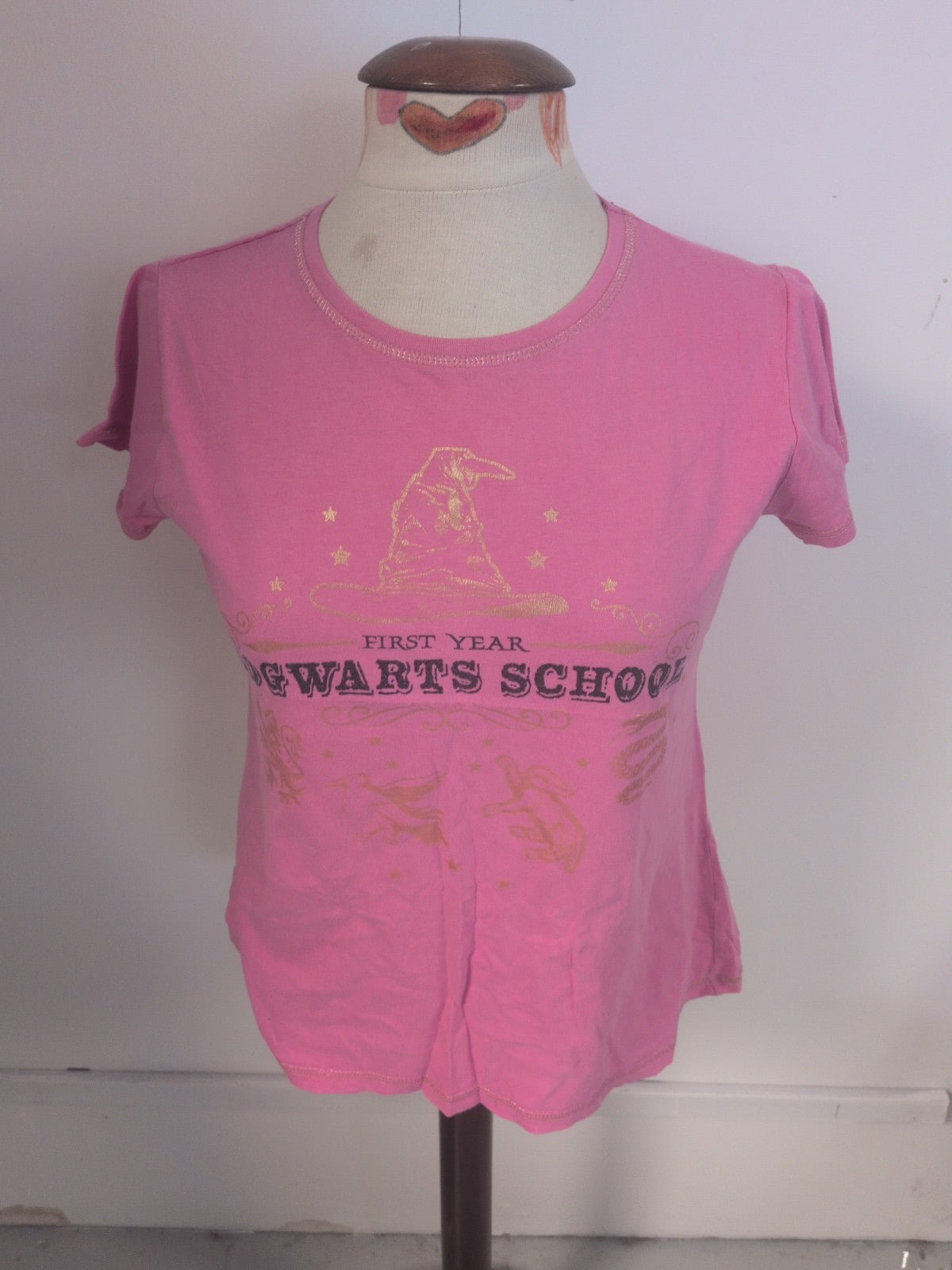 Harry Potter 12-13 Years Pink Shirt Sleeve Pyjama Top