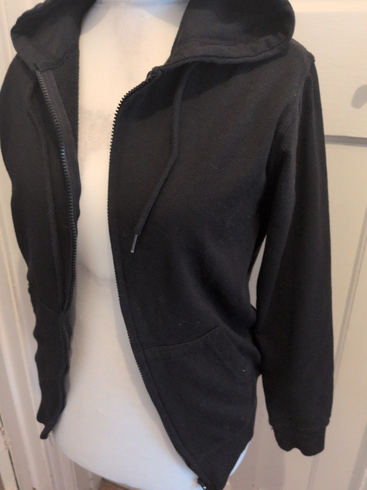 Medium Black Full Zip Hoodie