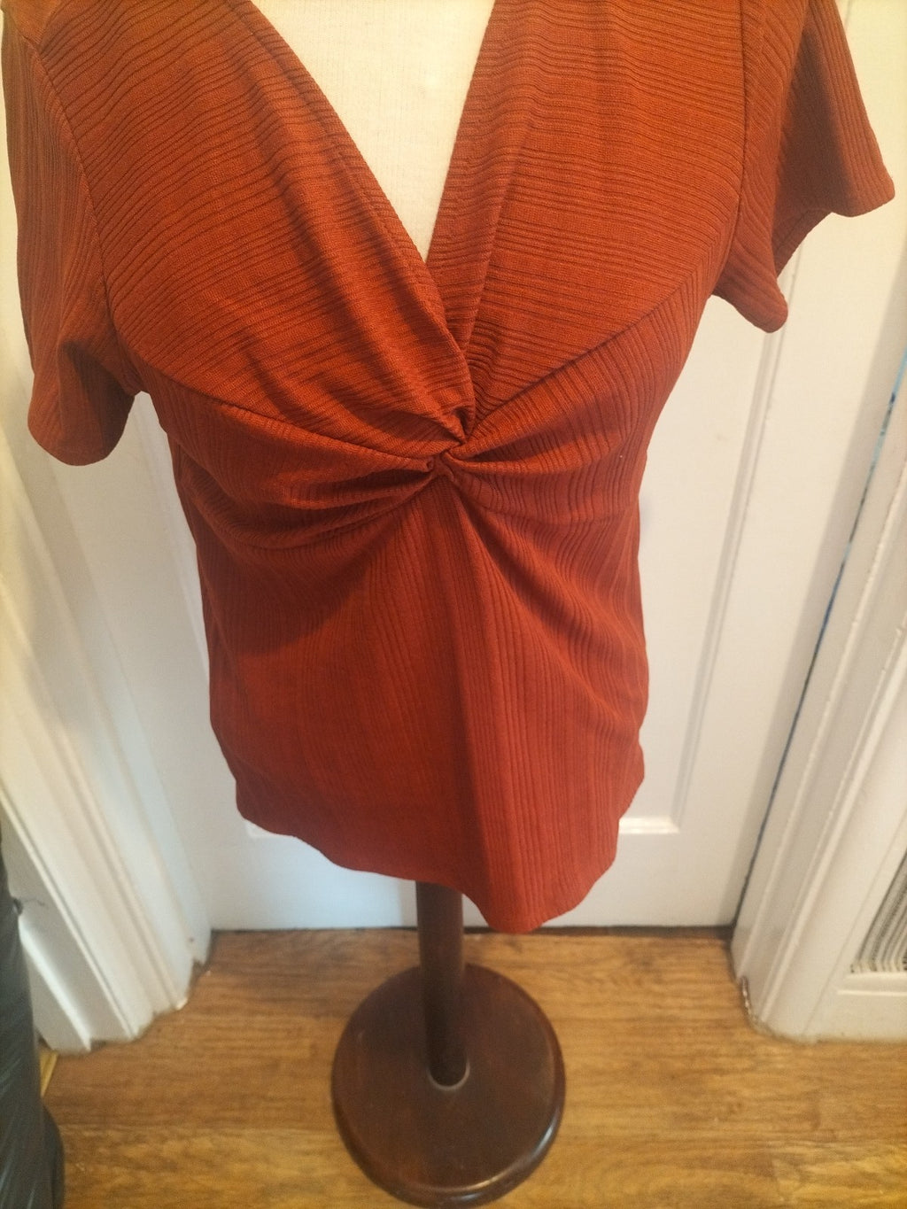 Ladies George Size 14 Brown Short Sleeved Tshirt