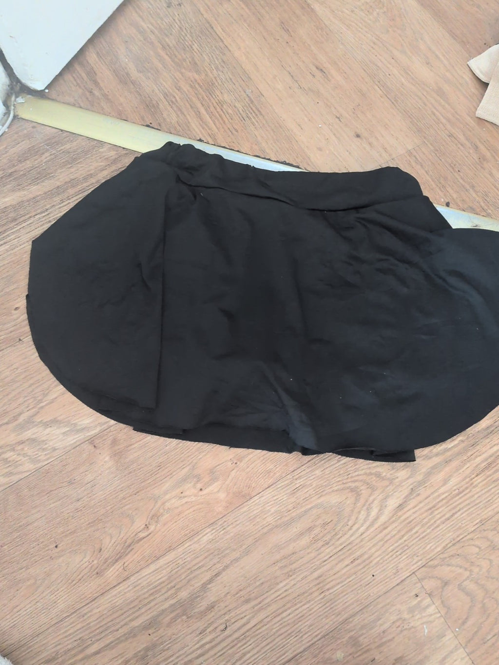 13-14 Years Black Skort