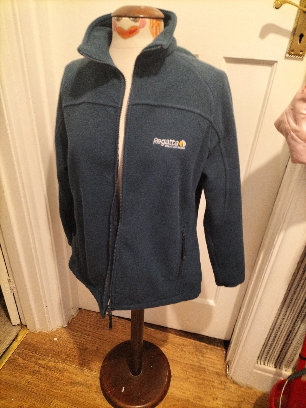 Mens Regatta Size XL Navy Warm Zip Through Jumper