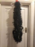 Brand new Black 2M Christmas decoration Tinsel