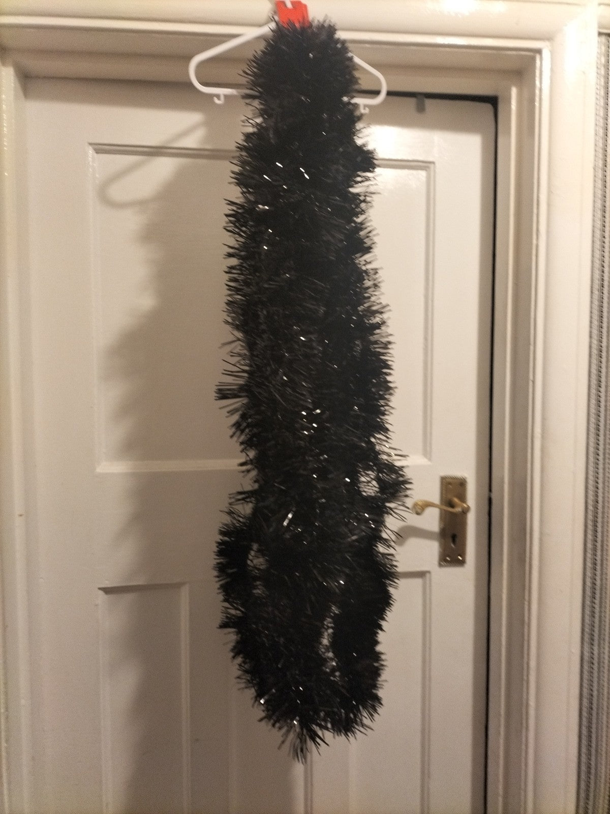 Brand new Black 2M Christmas decoration Tinsel