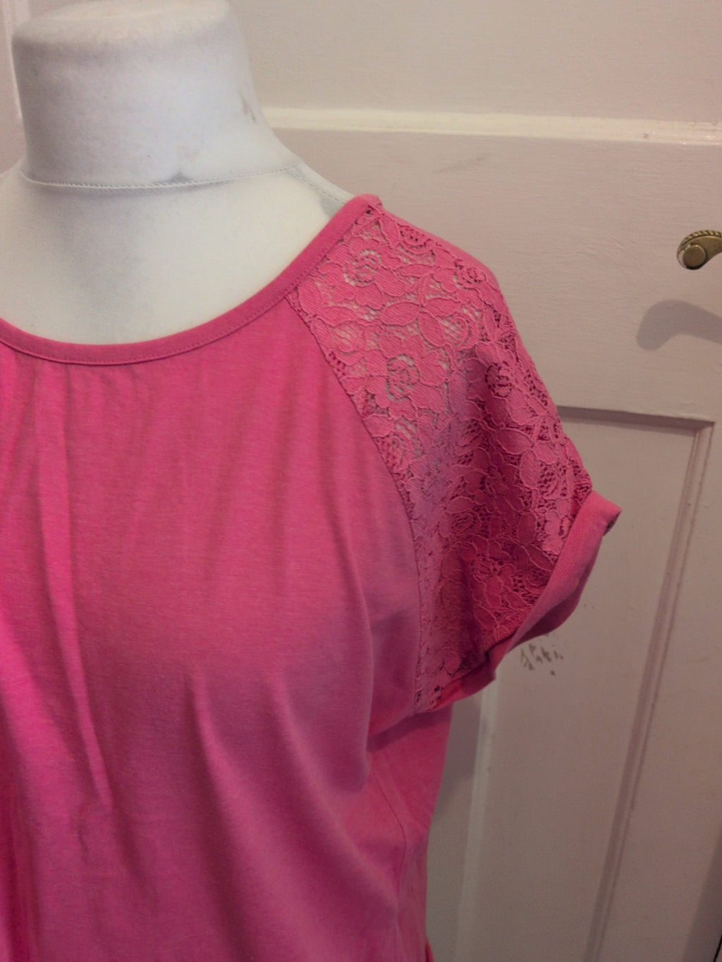Love To Lounge 18-20 Pink Short Sleeve Pyjama Top