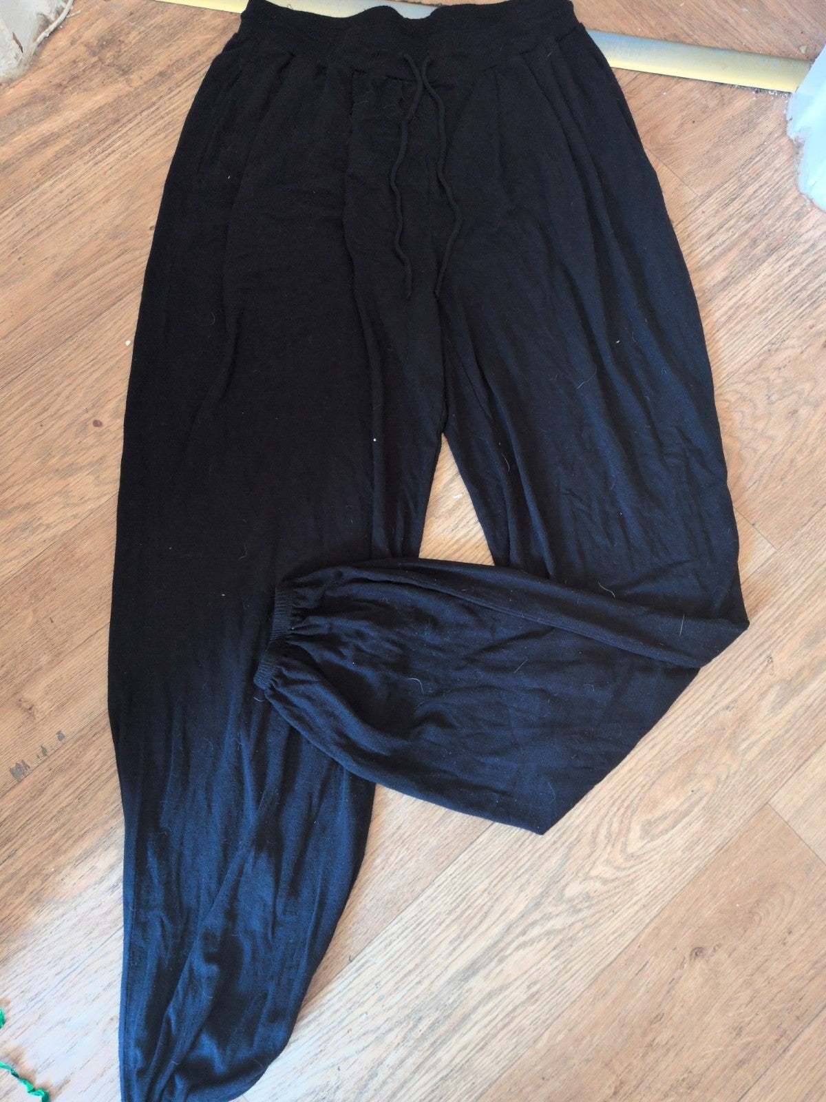 Ladies Primark Size Small Black Elasticated Jogger Lounge Pants