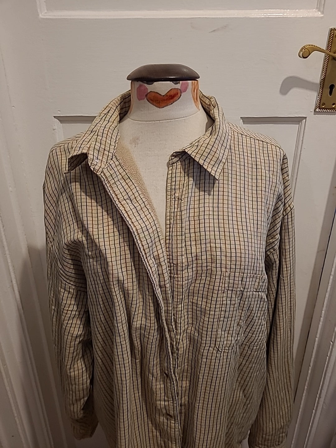 Mens Champion Size 2XL Multi Check Lined Jacket