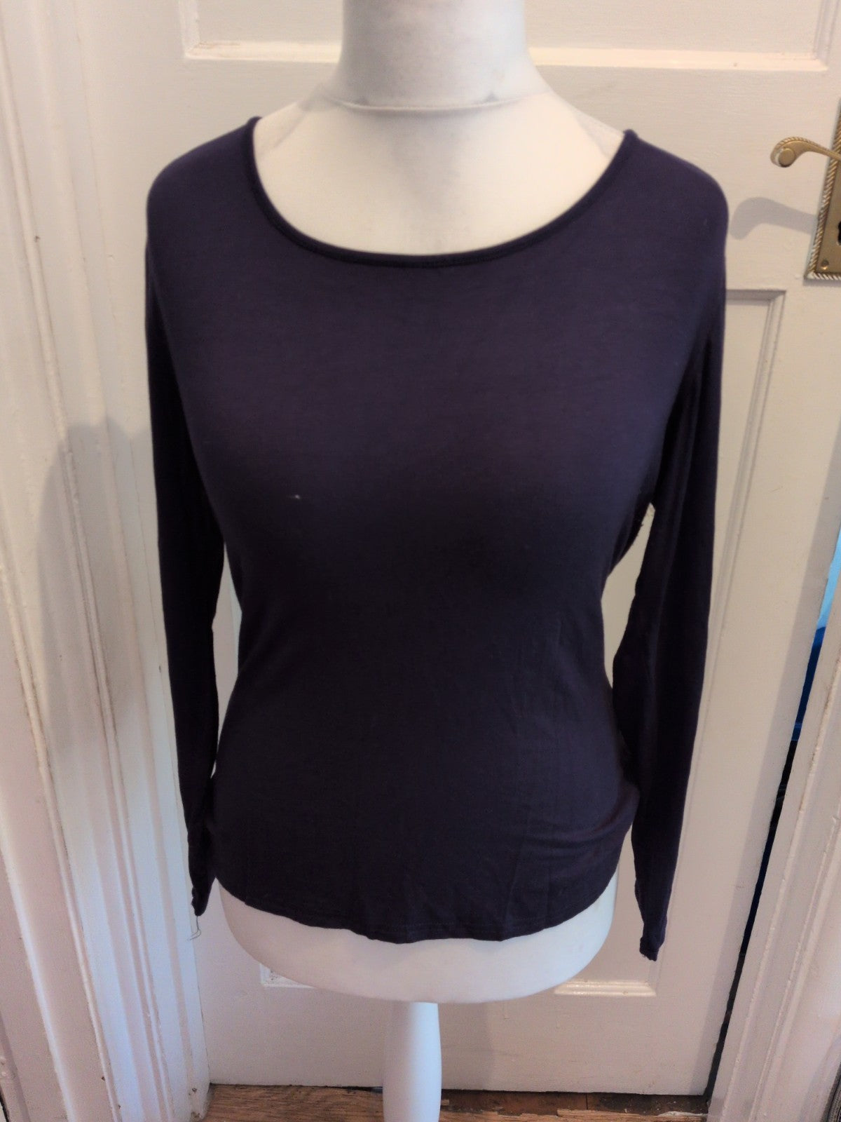 Ladies 24 Navy Long Sleeve T-shirt Blouse