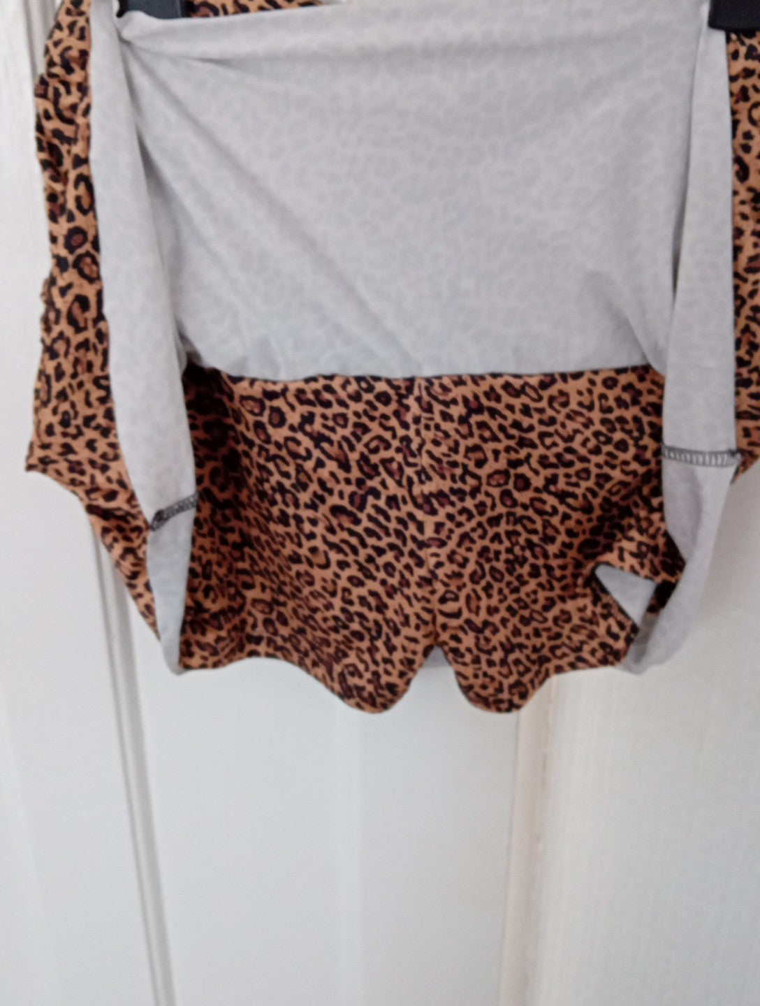 Ladies Skort Leopard Print Size Med Shein