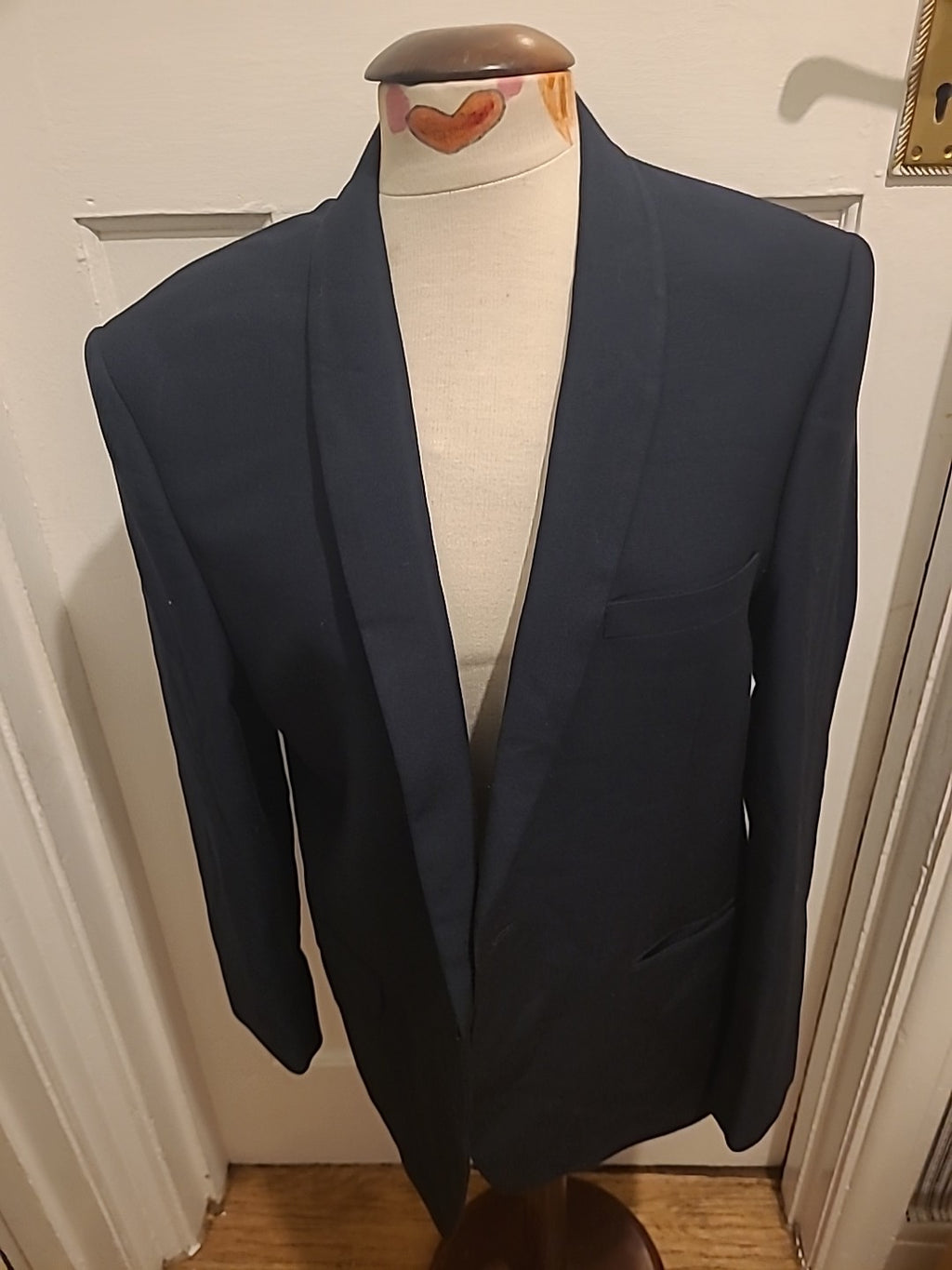 Mens Red Herring Size XL Navy Lined Padded Blazer