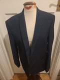 Mens Red Herring Size XL Navy Lined Padded Blazer