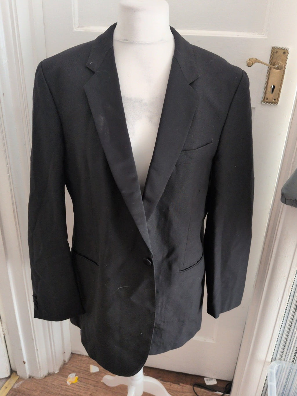 St Micheal 46 Medium Black Suit Jacket