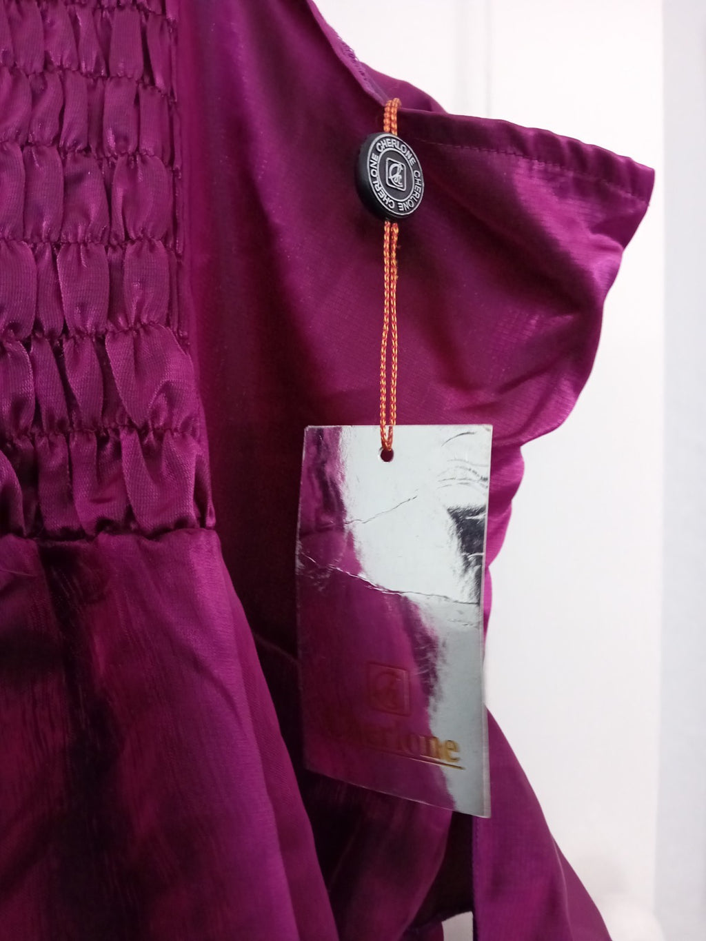 Ladies Brand New Evening Dress Size 18/20 Cherlone Purple With Diamonte...