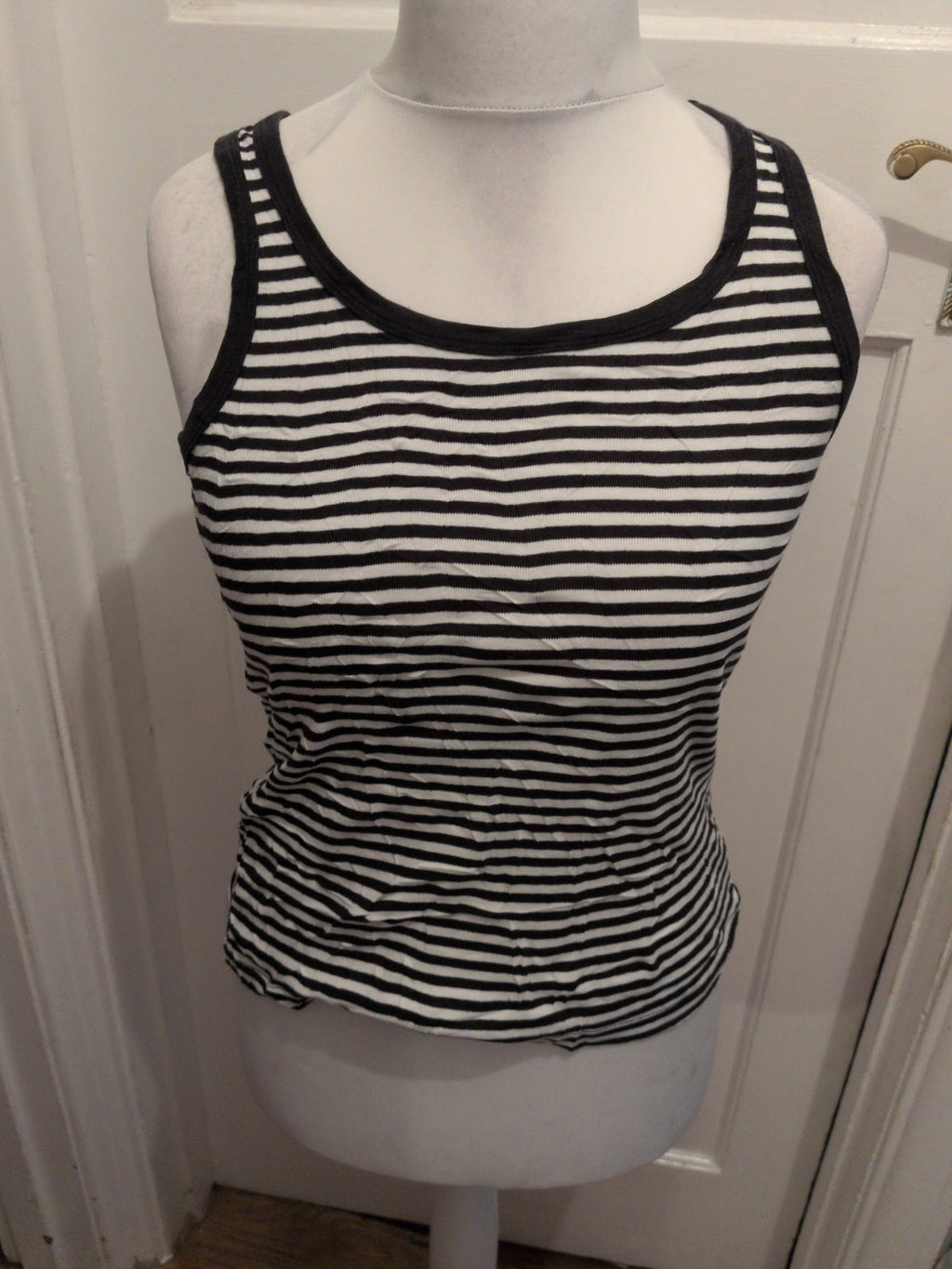 Primark 16-28 Stripe Sleeveless T-shirt