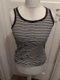 Primark 16-28 Stripe Sleeveless T-shirt