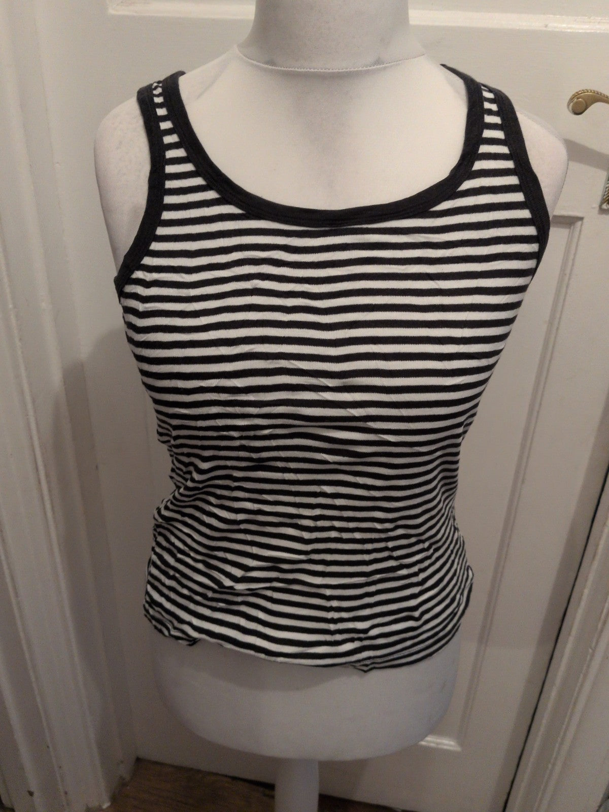 Primark 16-28 Stripe Sleeveless T-shirt