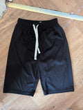 Boys 13 Years Black Elasticated Shorts