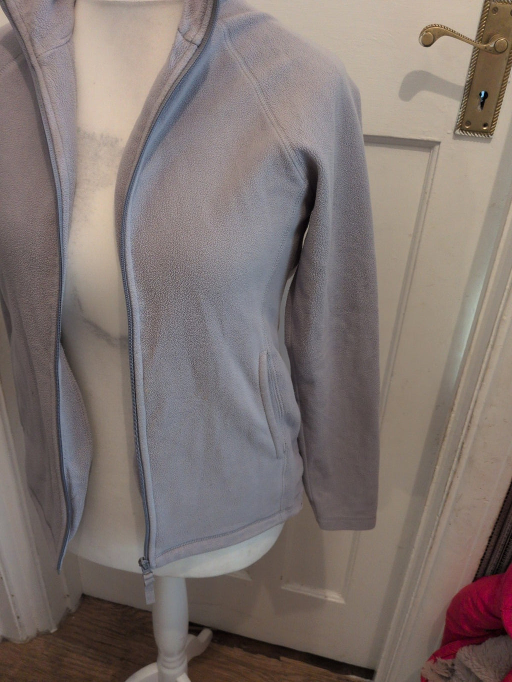 Ladies Mountain Warehouse Size 12 Grey Full Zip Jumper