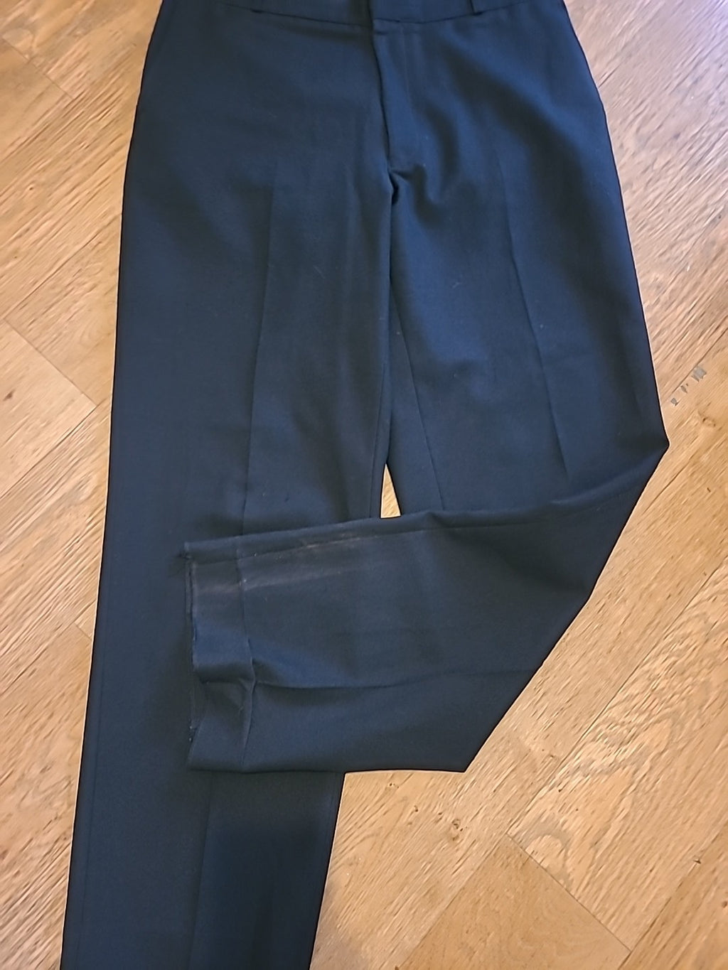 Mens BHS Size 36x31 Black Formal Dress Trousers Immaculate