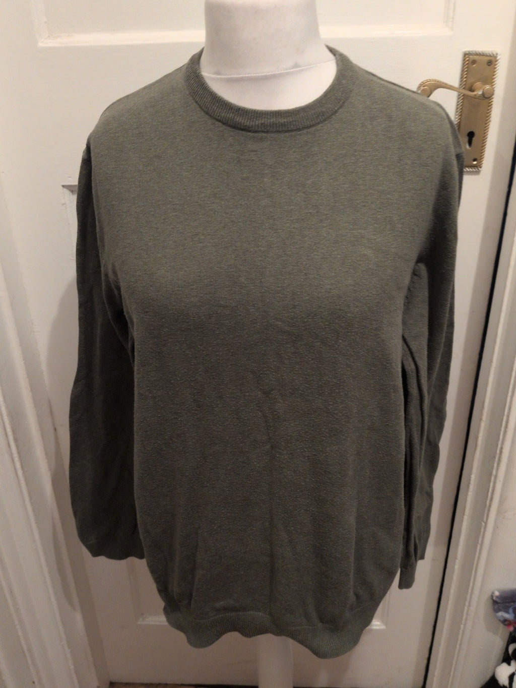 Tu Man Large Green Lightweight Pullover Jumper