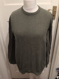 Tu Man Large Green Lightweight Pullover Jumper