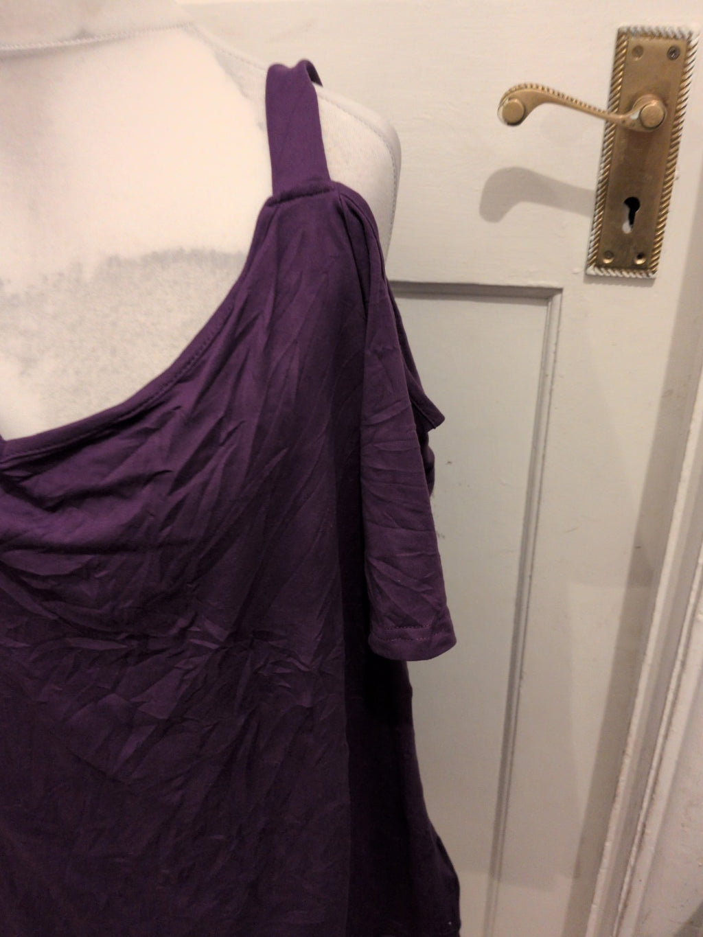 Ladies 5XL Purple T-shirt